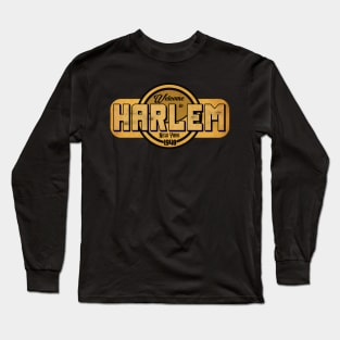 Harlem Vintage Label Long Sleeve T-Shirt